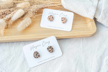 Pendientes PEQUEÑOS LEOPARDO | Colección ANIMAL PRINT