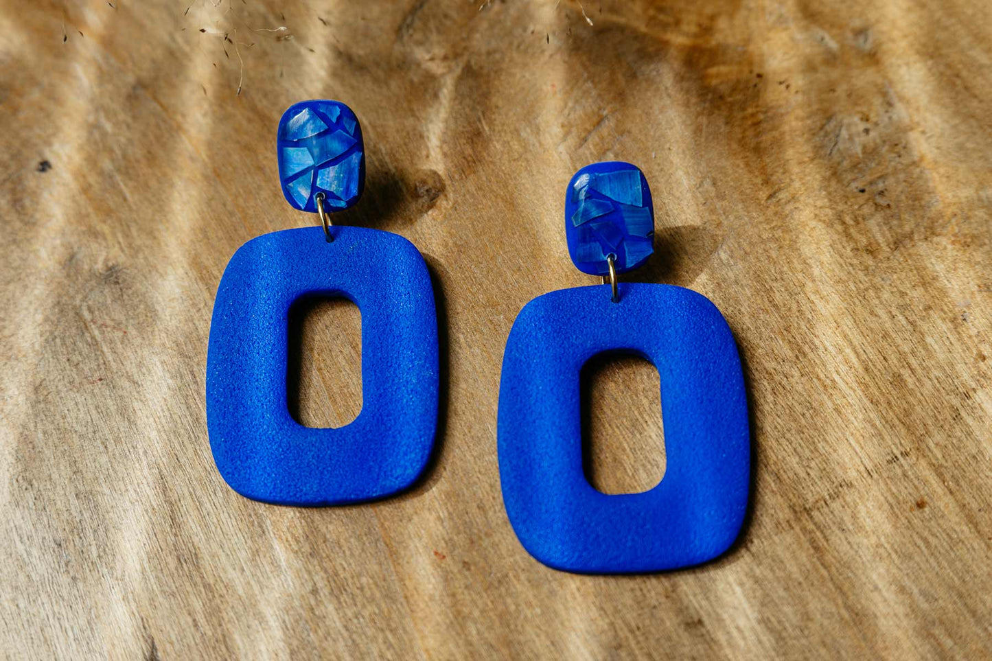 Pendientes HERA (color azul klein)