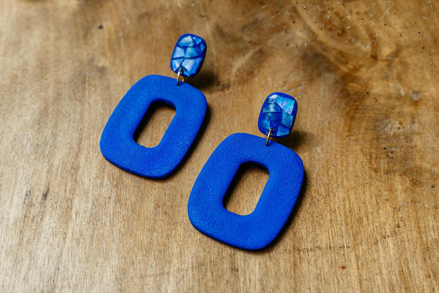 Pendientes HERA (color azul klein)