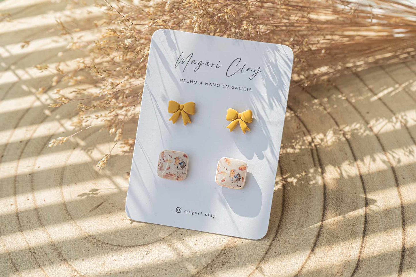 Pendientes PACK "EDICIÓN ESPECIAL PARROIBO" (ESTAMPADO PETIRROJO) | Colección BOSQUE ENCANTADO 🍂✨