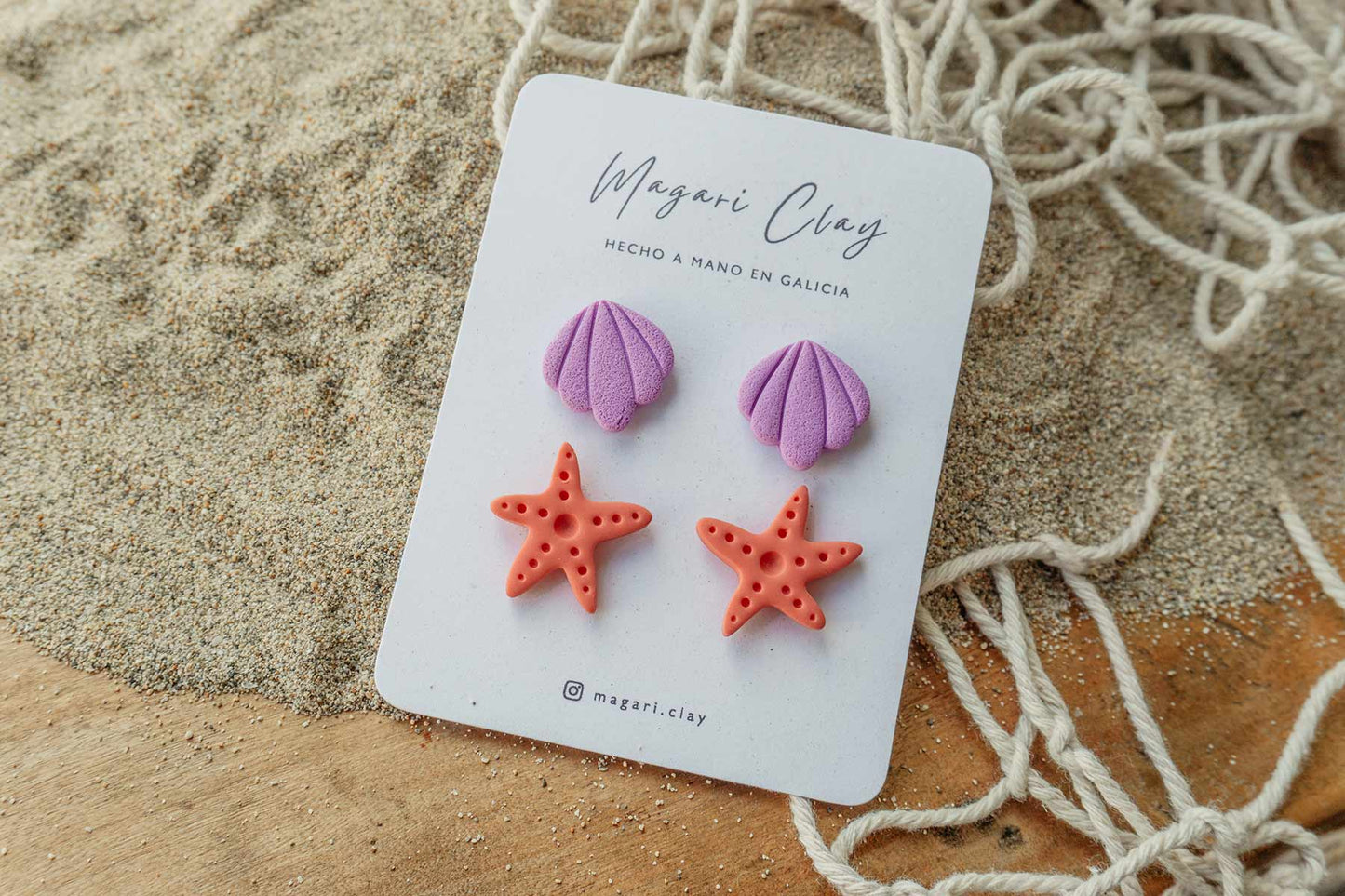 Pendientes ESTRELLA DE MAR | Colección MEDITERRÁNEO