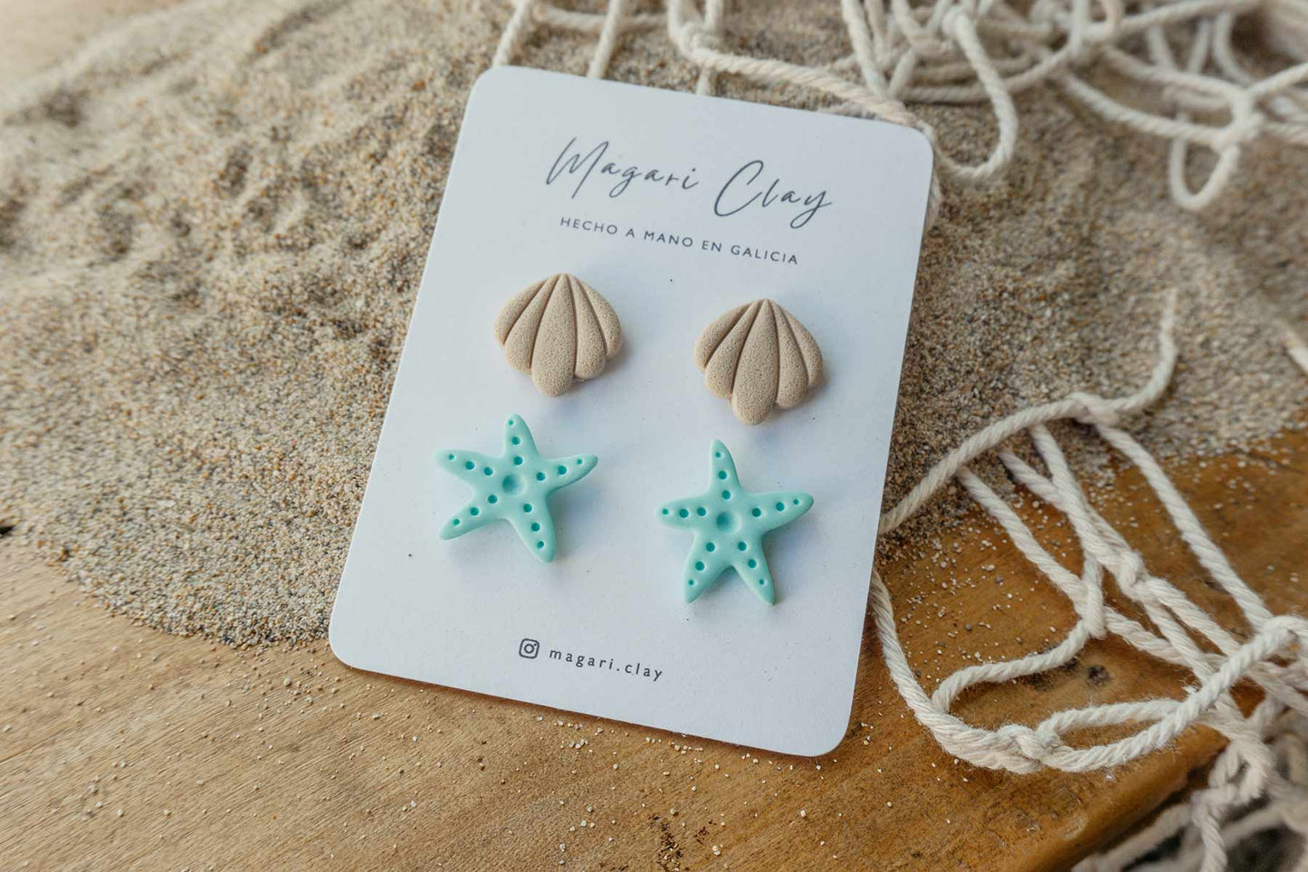 Pendientes ESTRELLA DE MAR | Colección MEDITERRÁNEO