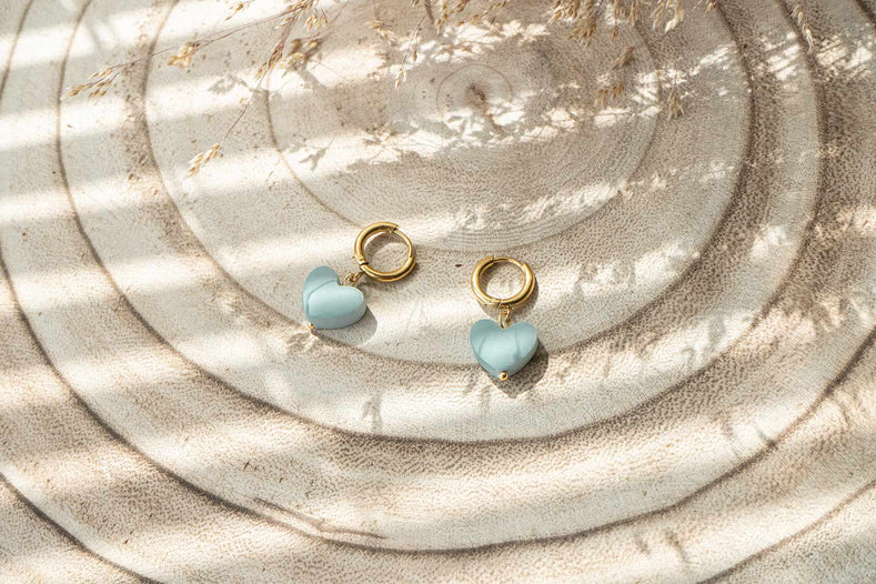 Pendientes MINI CORAZONES ARO (edición especial) | Colección VIENTOS DE ESCOCIA 🍂