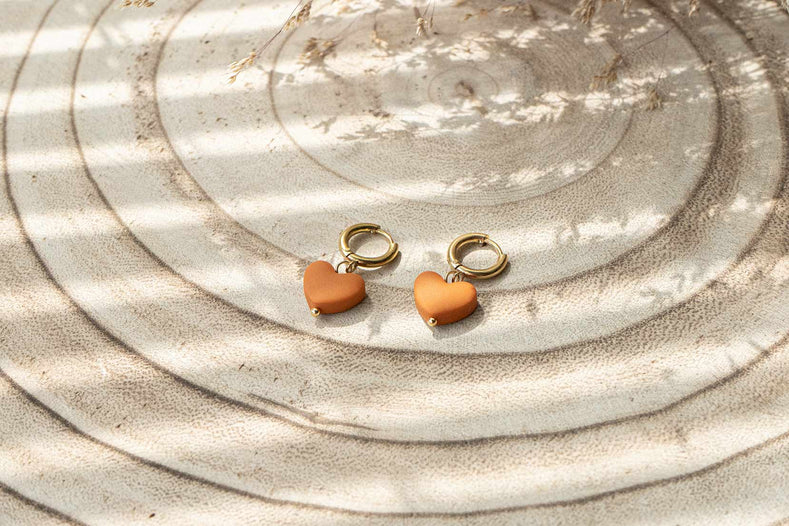 Pendientes MINI CORAZONES ARO (edición especial) | Colección VIENTOS DE ESCOCIA 🍂