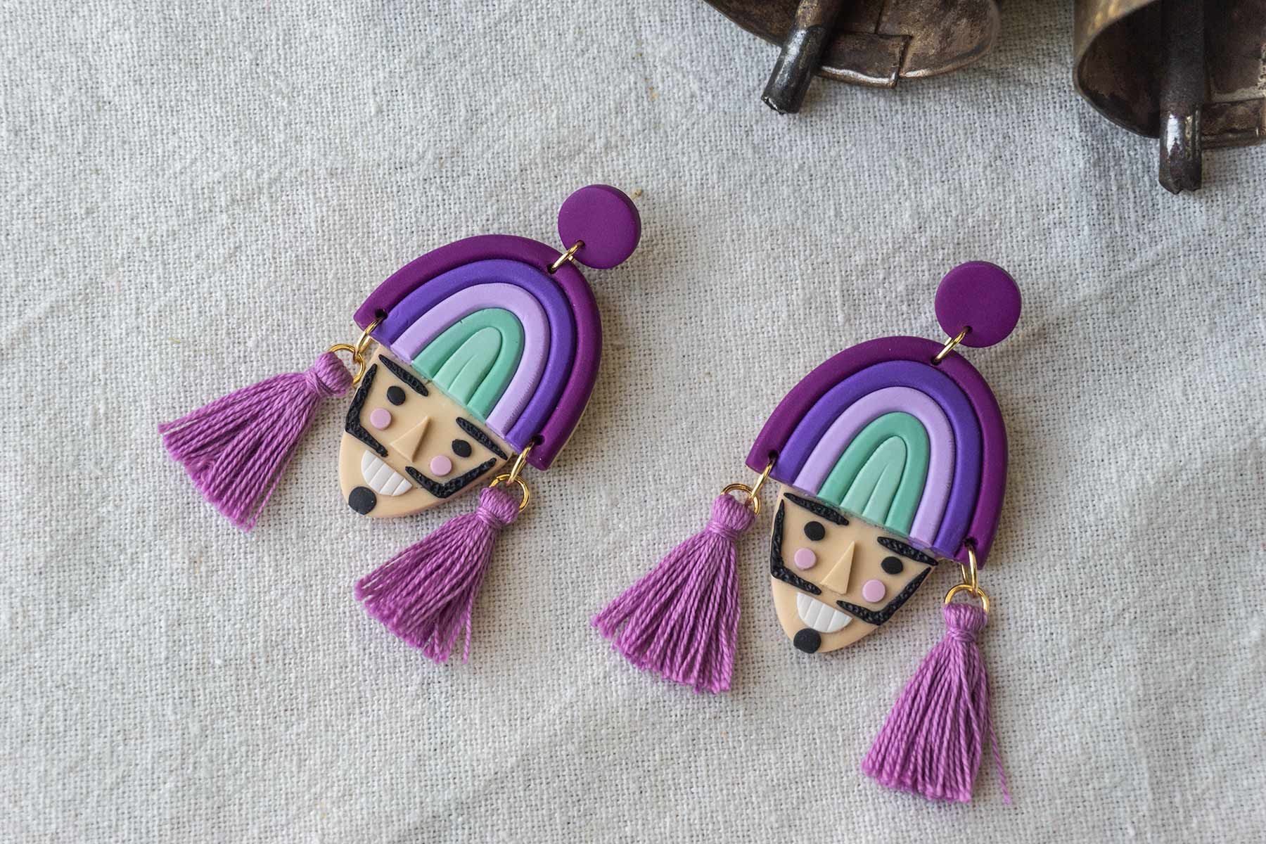 Pendientes Peliqueiro & Cigarrón  Arco da vella 