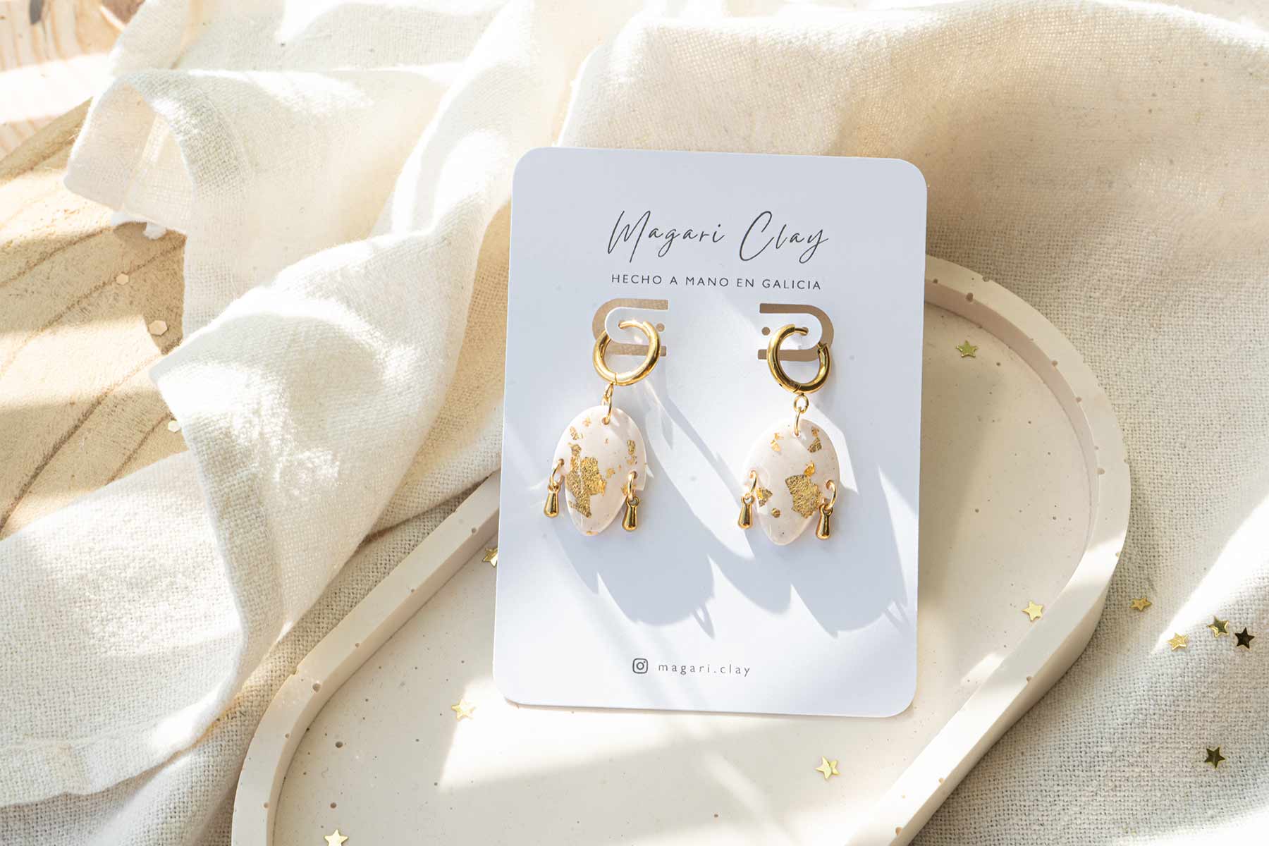 Pendientes Aro Mini Peliqueiro & Cigarrón  | Colección  ENTROIDO DE GALICIA