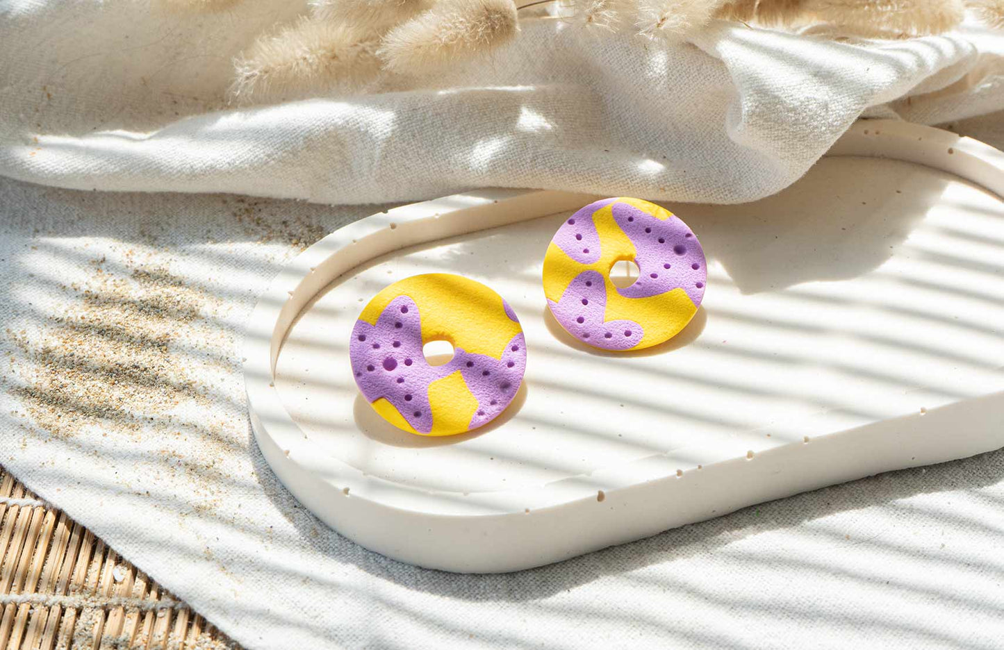 Pendientes COCKTAIL TROPICAL (redondo) | Colección TROPICAL 🌺
