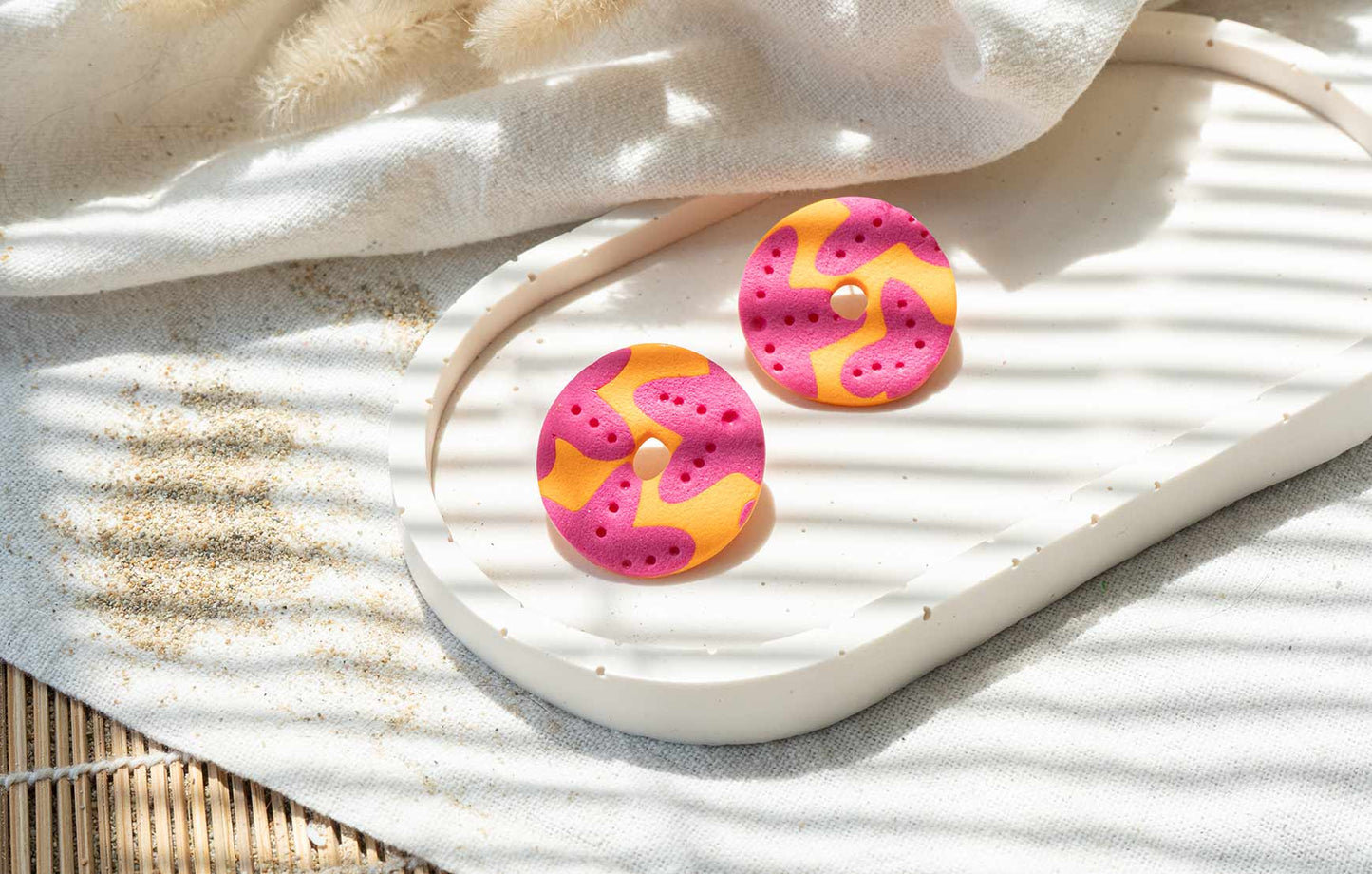 Pendientes COCKTAIL TROPICAL (redondo) | Colección TROPICAL 🌺