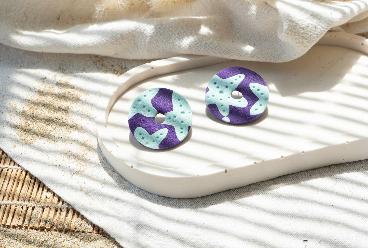 Pendientes COCKTAIL TROPICAL (redondo) | Colección TROPICAL 🌺