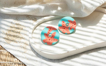 Pendientes COCKTAIL TROPICAL (redondo) | Colección TROPICAL 🌺
