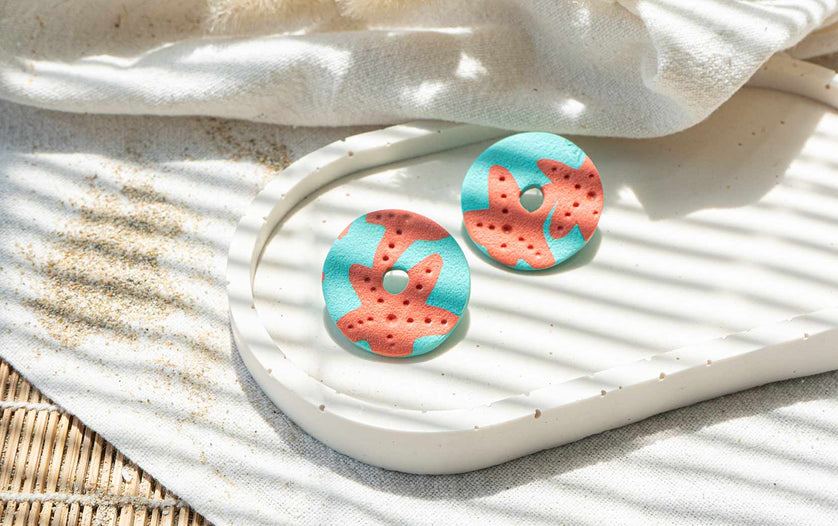 Pendientes COCKTAIL TROPICAL (redondo) | Colección TROPICAL 🌺