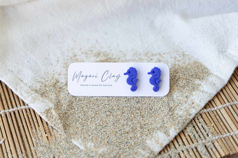 Pendientes MINI CABALLITO DE MAR | Colección TROPICAL 🌺