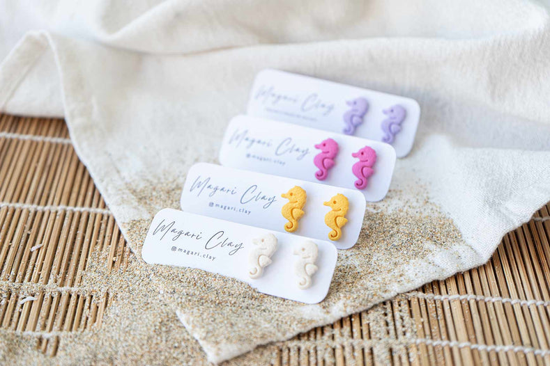 Pendientes MINI CABALLITO DE MAR | Colección TROPICAL 🌺