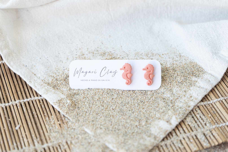 Pendientes MINI CABALLITO DE MAR | Colección TROPICAL 🌺
