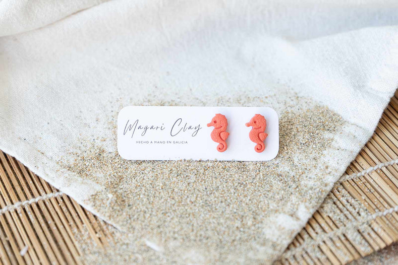 Pendientes MINI CABALLITO DE MAR | Colección TROPICAL 🌺