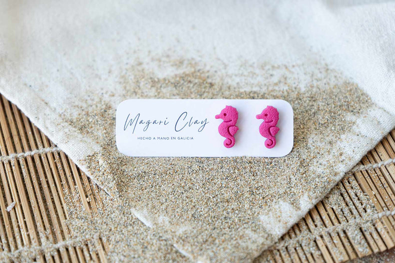 Pendientes MINI CABALLITO DE MAR | Colección TROPICAL 🌺