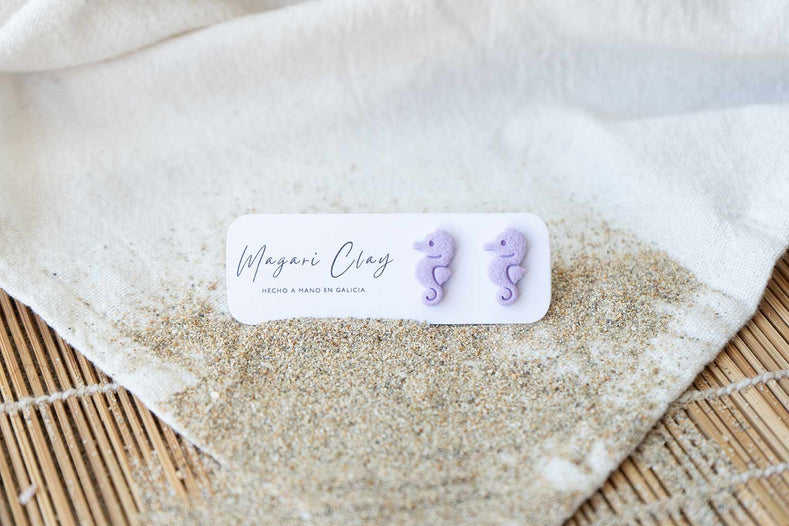 Pendientes MINI CABALLITO DE MAR | Colección TROPICAL 🌺
