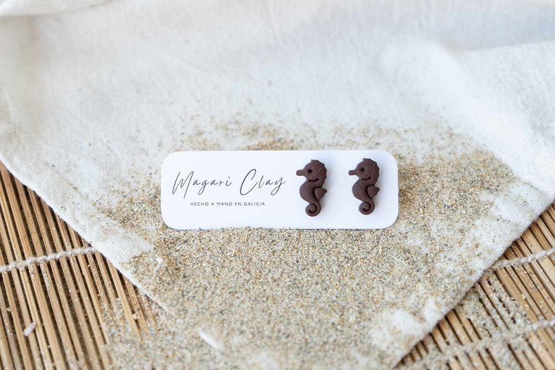 Pendientes MINI CABALLITO DE MAR | Colección TROPICAL 🌺