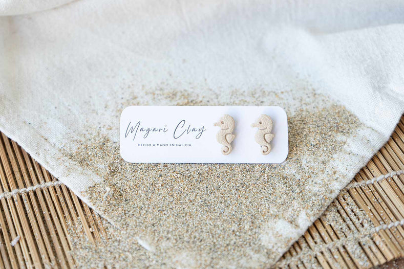 Pendientes MINI CABALLITO DE MAR | Colección TROPICAL 🌺