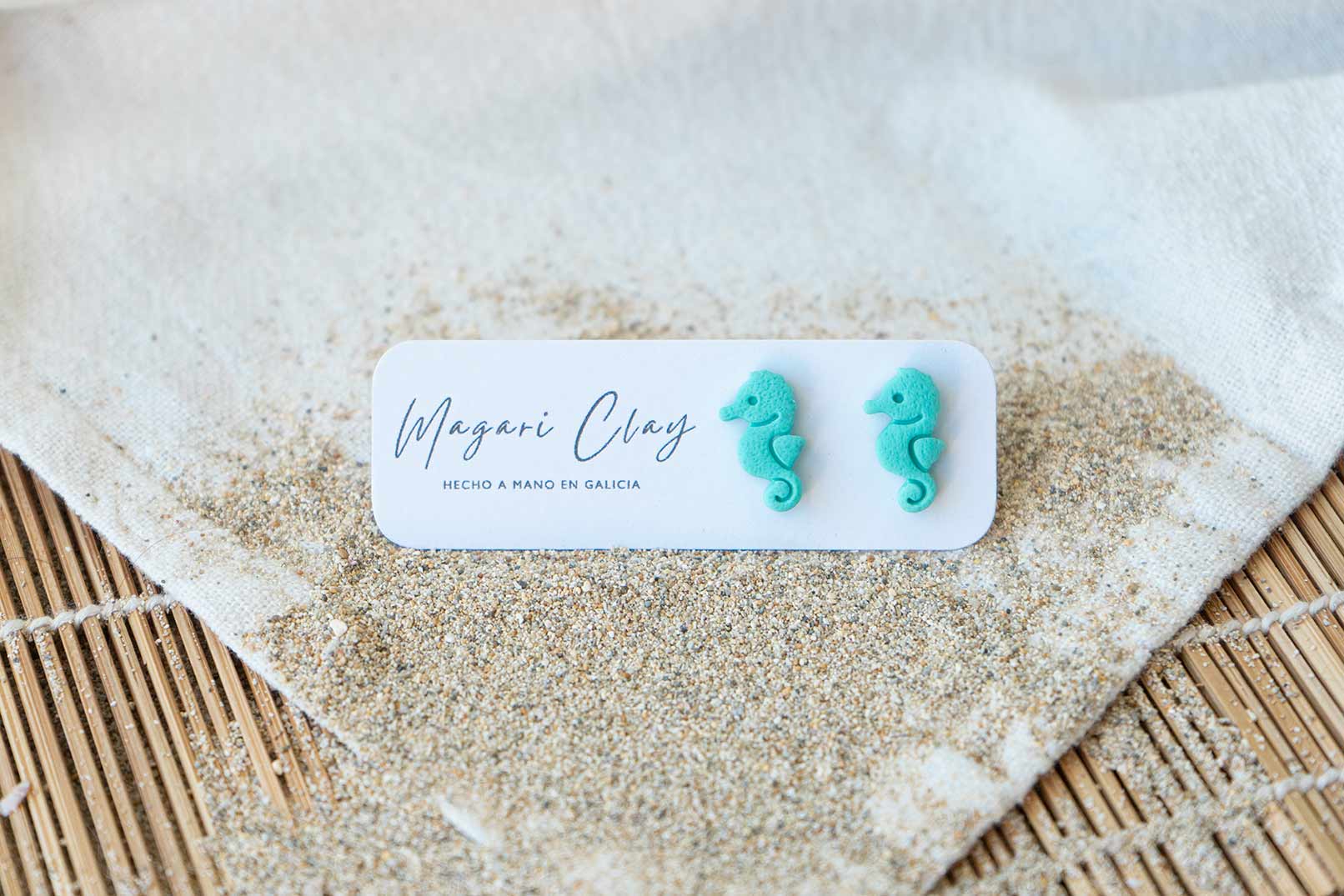 Pendientes MINI CABALLITO DE MAR | Colección TROPICAL 🌺