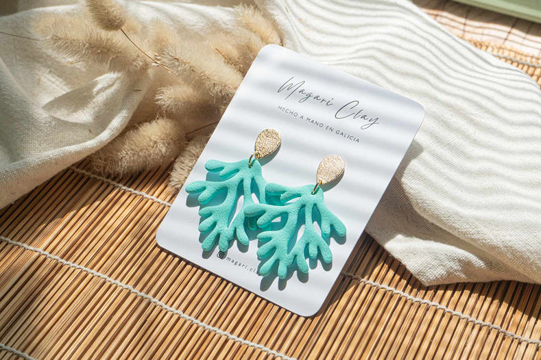 Pendientes CORAL | Colección TROPICAL 🌺