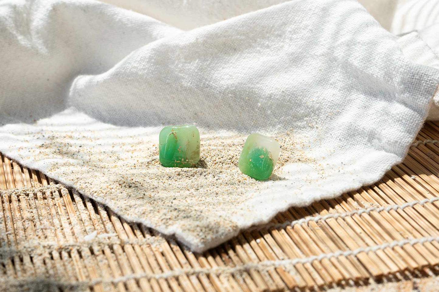 Pendientes JADE TROPICAL (efecto mineral) | Colección TROPICAL 🌺