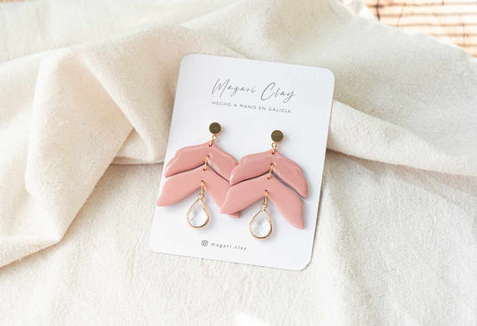 Pendientes JANE (con cristal)  | Colección AMBULANTE 🎪 (exclusivos de feria)