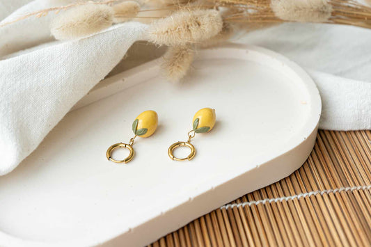 Pendientes limones "LIMONE" | Colección AMALFI (verano italiano) 🍋