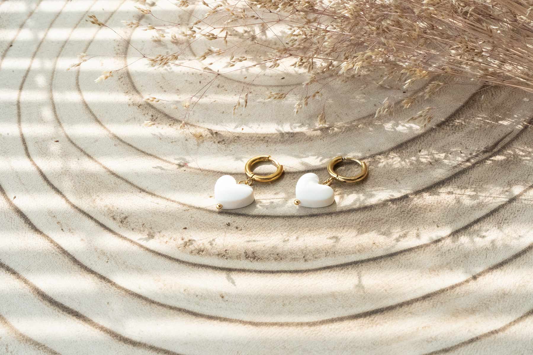 Pendientes MINI CORAZONES ARO (colores otoñales) | Colección VIENTOS DE ESCOCIA 🍂