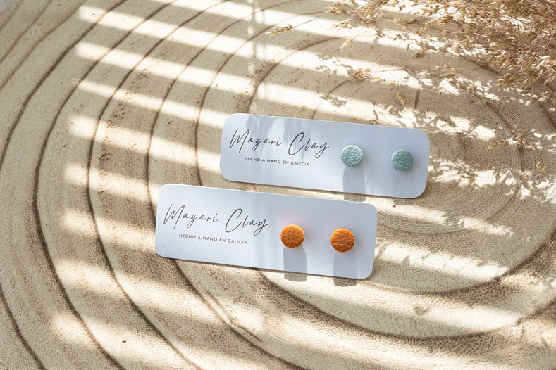 Pendientes MINI BOTONES (edición especial) | Colección VIENTOS DE ESCOCIA 🍂