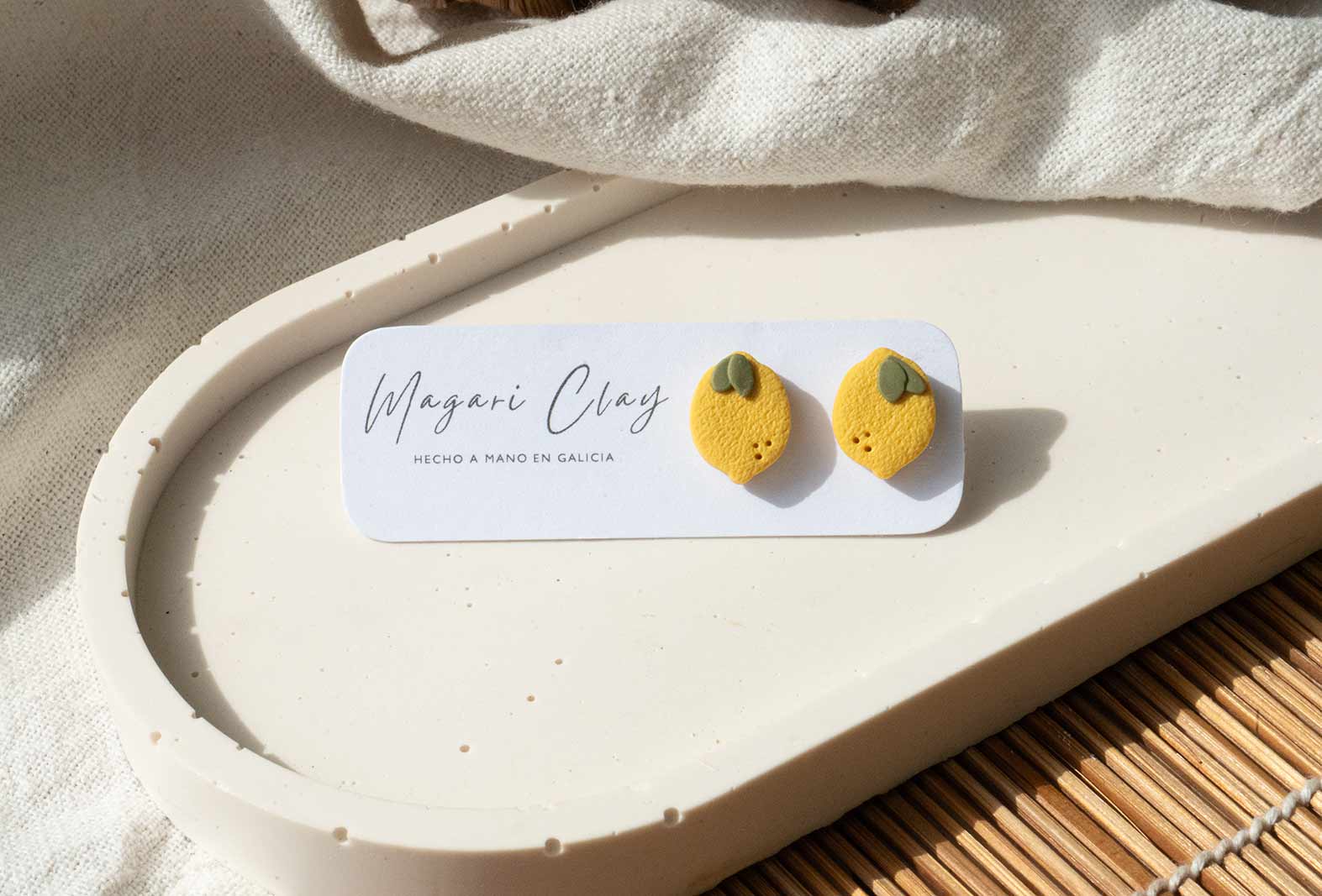Pendientes mini limones