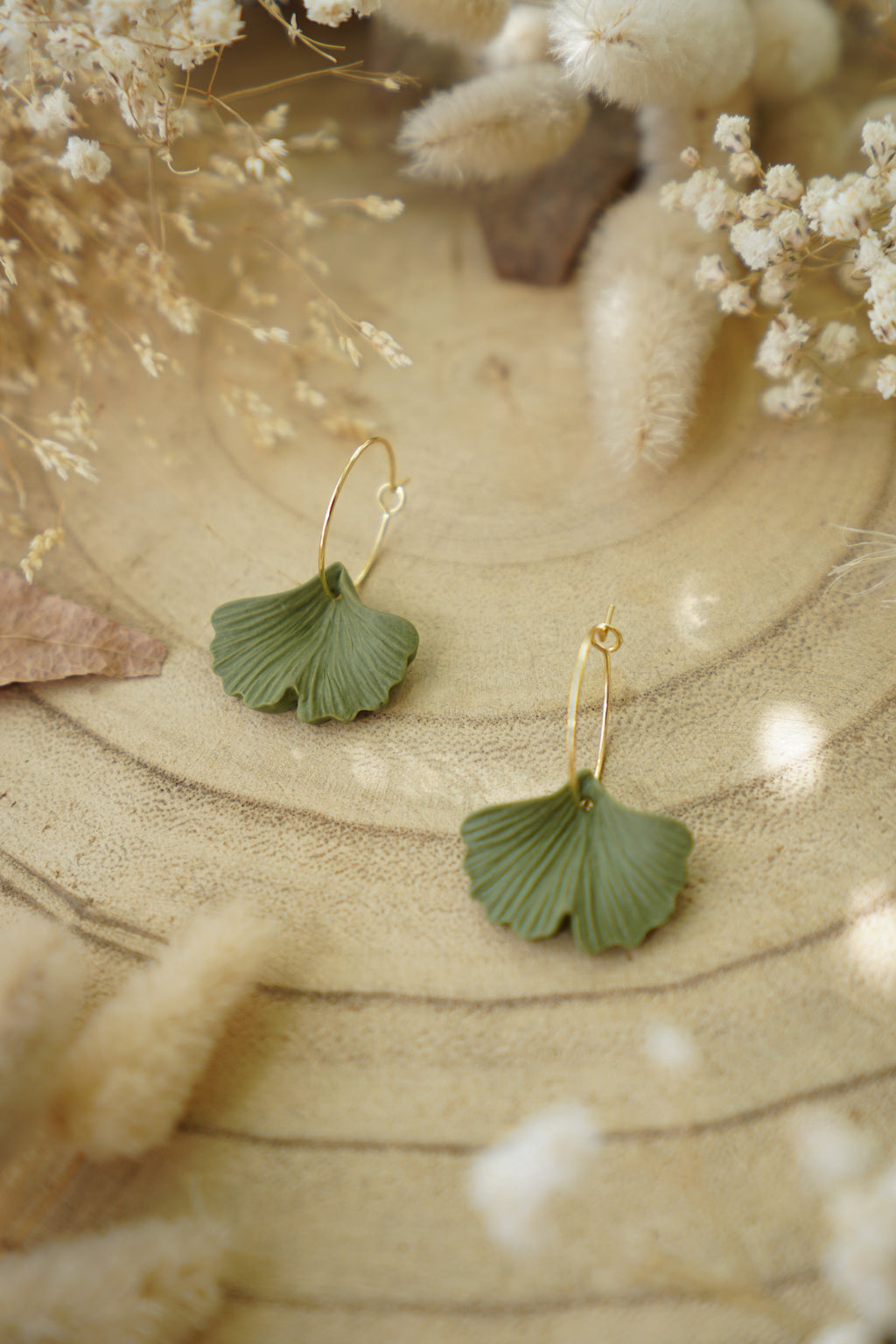 Pendientes GINGKO BILOBA | Colección Bosque Encantado