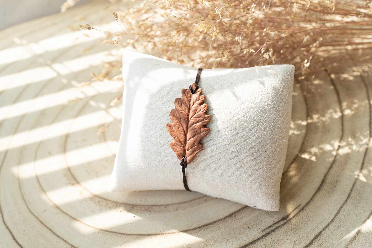 Pulseras FOLLAS DE CARBALLO (HOJAS DE ROBLE) | Colección BOSQUE ENCANTADO 🍂✨