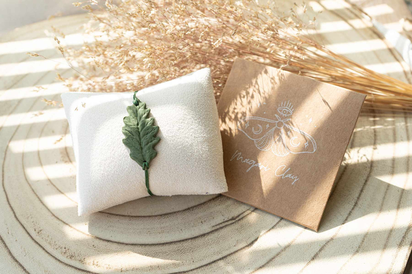 Pulseras FOLLAS DE CARBALLO (HOJAS DE ROBLE) | Colección BOSQUE ENCANTADO 🍂✨