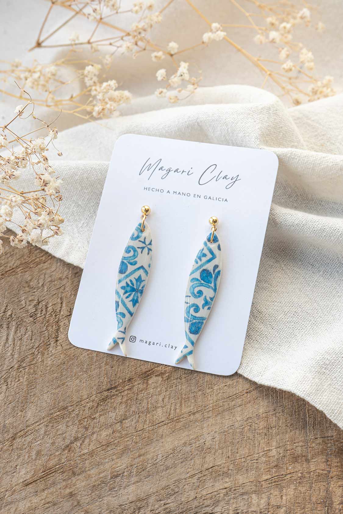 Pendientes "Ericeira" (Sardinhas de Portugal) | Colección PORTUGAL