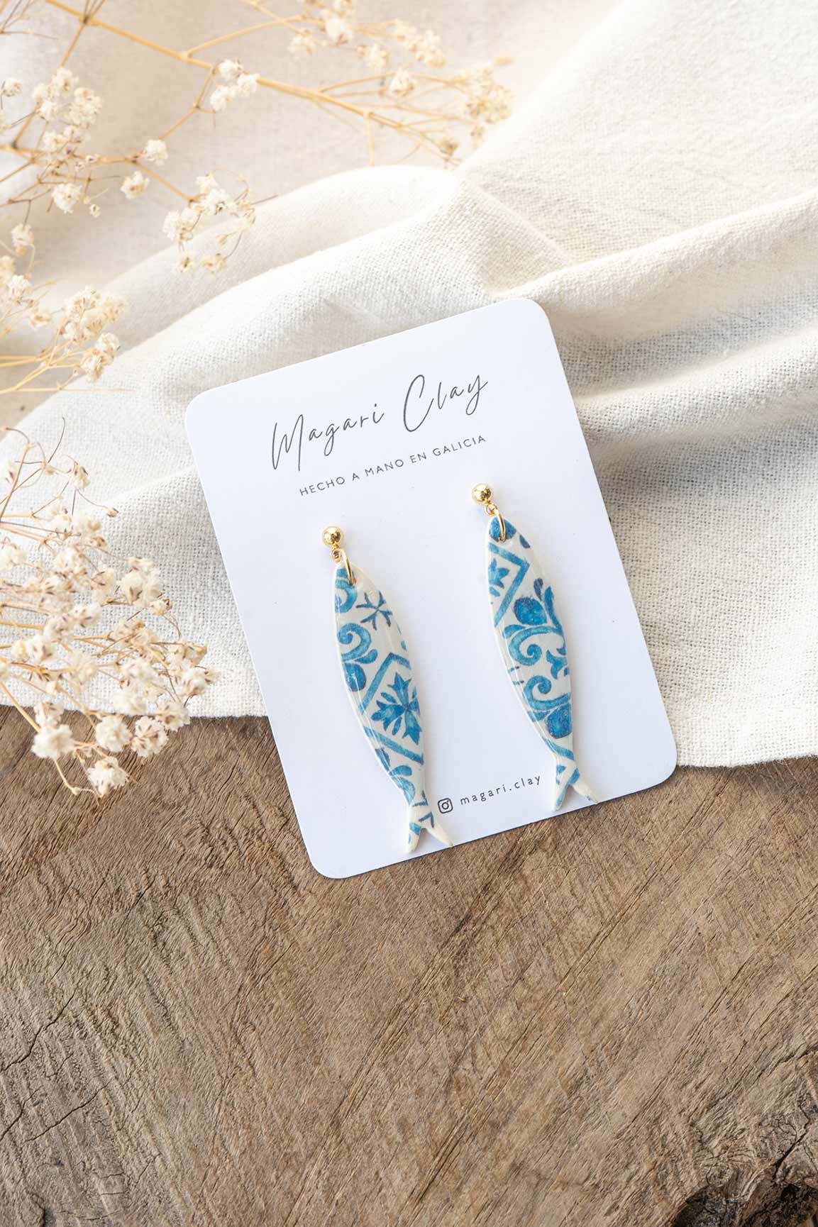 Pendientes "Ericeira" (Sardinhas de Portugal) | Colección PORTUGAL