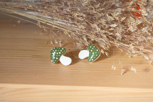 Pendientes SETA MÁGICA | Colección BOSQUE ENCANTADO 🍄✨