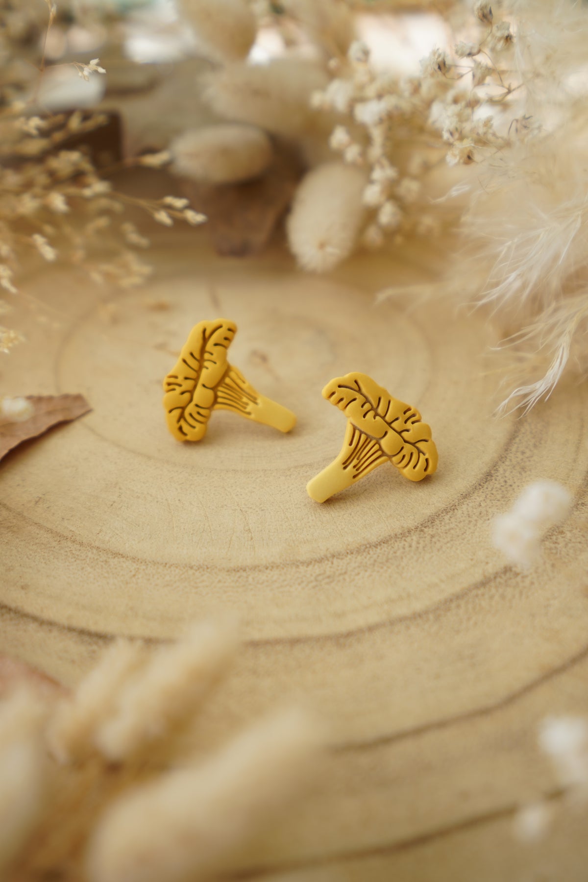 Pendientes Setas CANTARELLA | Colección Bosque Encantado