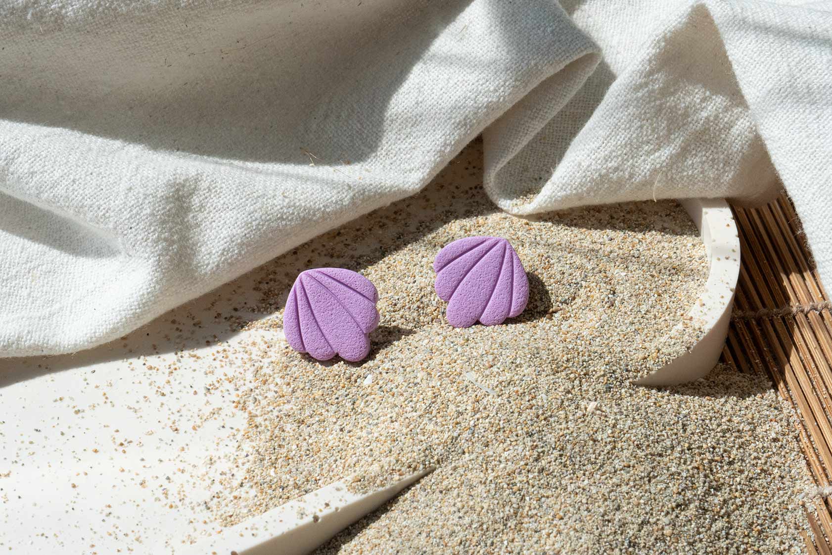 Pendientes conchas de mar