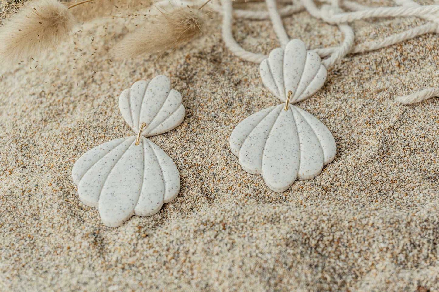 Pendientes conchas VIEIRAS | Colección MEDITERRÁNEO