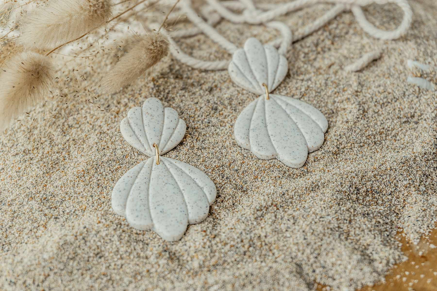 Pendientes conchas VIEIRAS | Colección MEDITERRÁNEO