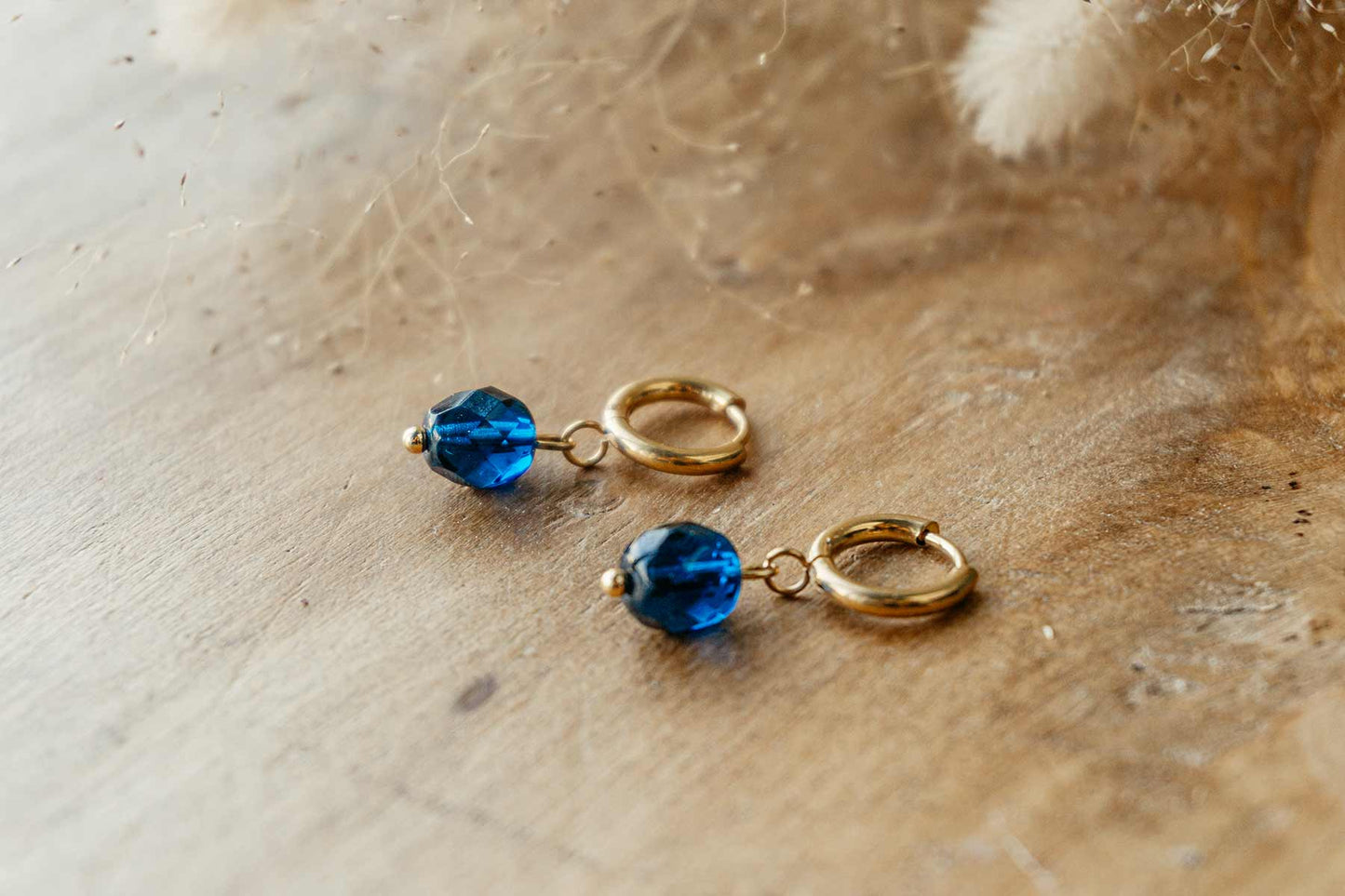 Aros de acero (azul klein) | Colección COCO CHANEL