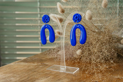 Pendientes ATENEA (color azul klein)